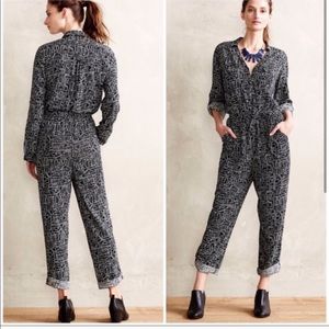 Anthropologie Lilka Geometric Print Jumper size M